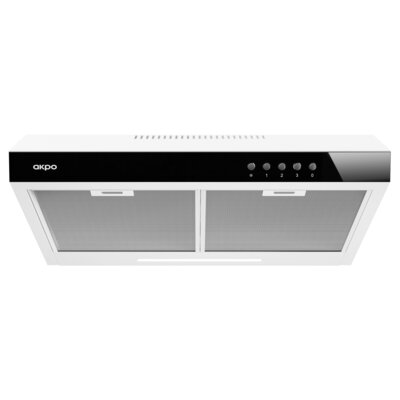 Okap AKPO WK-7 K glass 60 Inox/czarne szkło 281.8m3/h 70dB klasa C