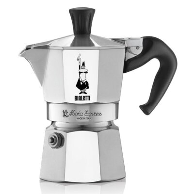 Kawiarka BIALETTI Moka Express 2 TZ Srebrno-czarny 100 ml