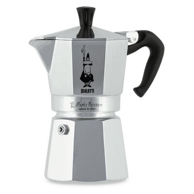 Kawiarka BIALETTI Moka Express 4 TZ Srebrno-czarny 190 ml