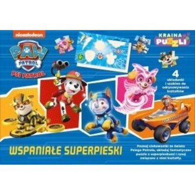 Wspaniałe superpieski. Kraina puzzli. Psi Patrol Praca zbiorowa