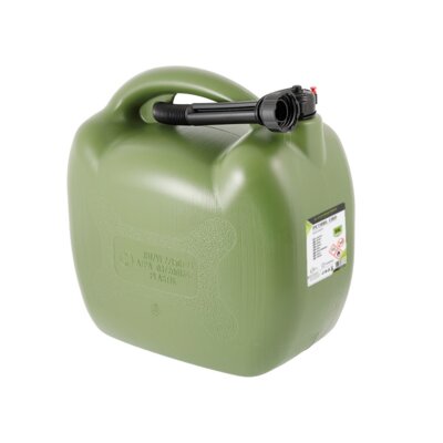 Kanister plastikowy na paliwo, 20L, owalny, khaki