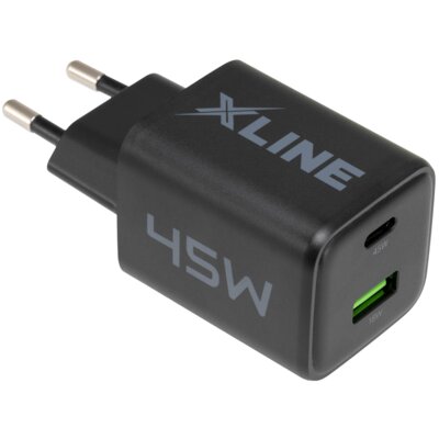 Ładowarka sieciowa XLINE WCG452K 45W GAN Czarny