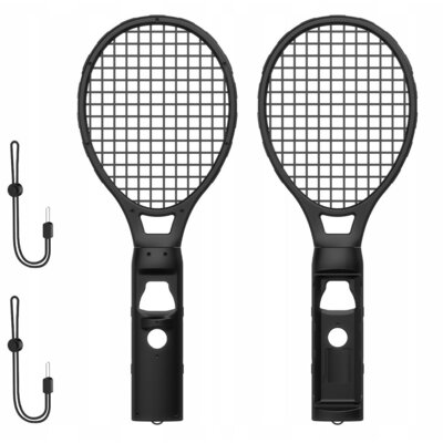 Rakieta tenisowa JYS JYS-NS2266 do Nintendo Switch 2 Czarny (2 szt.)