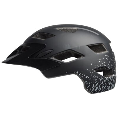 Kask rowerowy BELL Sidetrack Czarno-srebrny dla Dzieci (50-57 cm)