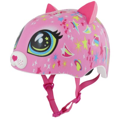 Kask rowerowy RASKULLZ Astro Cat Różowy dla Dzieci (rozmiar XS)
