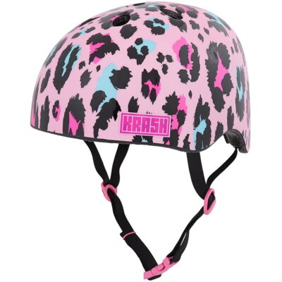 Kask rowerowy KRASH Panthera Różowy dla Dzieci (rozmiar M)