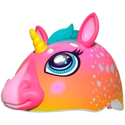 Kask rowerowy RASKULLZ Super Unicorn LED Wielokolorowy dla Dzieci (rozmiar S)