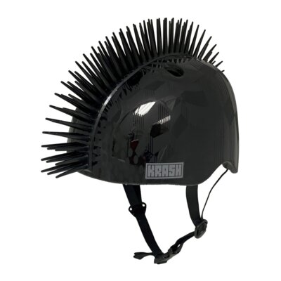 Kask rowerowy KRASH Cube Hurt Hawk Czarny dla Dzieci (rozmiar M)