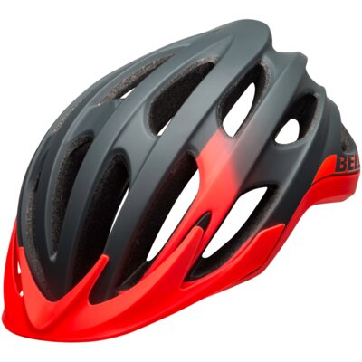 Kask rowerowy BELL Drifter Szaro-czerwony MTB (rozmiar L)