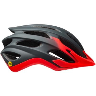 Kask rowerowy BELL Drifter Szaro-czerwony MTB (rozmiar M) MIPS