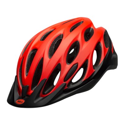 Kask rowerowy BELL Traverse Czarno-czerwony MTB (uniwersalny)