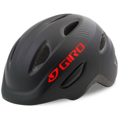 Kask rowerowy GIRO Scamp Czarny dla Dzieci (rozmiar XS, 45-49 cm)