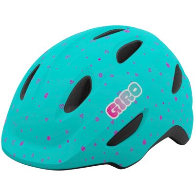 Kask rowerowy GIRO Scamp Turkusowy dla Dzieci (rozmiar XS)