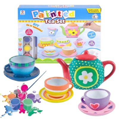 Zestaw do herbaty Malowanie kreatywne filiżanki dla dzieci 808-5