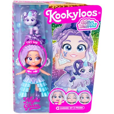 Lalka KOOKYLOOS Glitter Unicorns Dolls Night Glam PKL10V124IN70