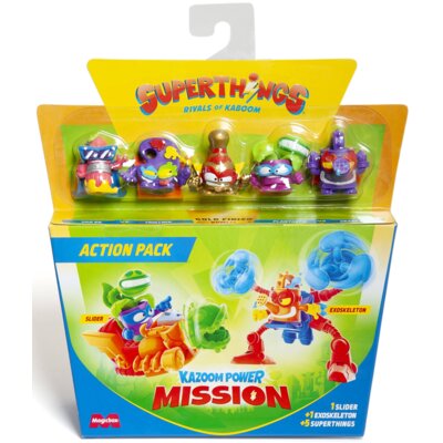 Zestaw figurek SUPERTHINGS Kazoom Power Mission Action Pack PST16B412IN00