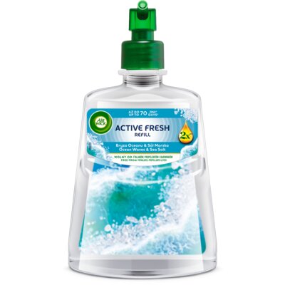 Wkład do odświeżacza powietrza AIR WICK Active Fresh Bryza oceanu i sól morska 228 ml