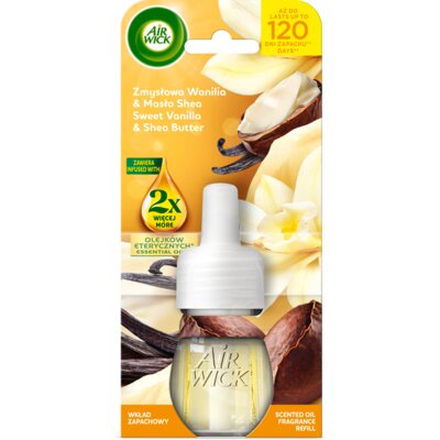 Wkład do odświeżacza powietrza AIR WICK Essential Oils Zmysłowa wanilia i masło shea 19 ml