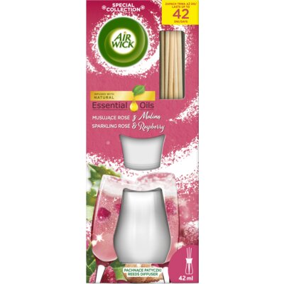 Patyczki zapachowe AIR WICK Musujące Rosé z maliną 42 ml