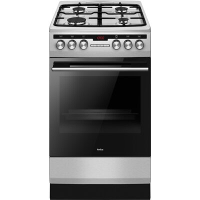 Kuchnia AMICA 58GET3.43HZPTADPFA(XX) Termoobieg Rożen Drabinki Prowadnice teleskopowe Pizza 300˚C