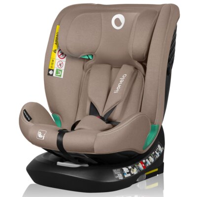 Fotelik samochodowy LIONELO Bastiaan One i-Size 40-150 cm (0-36 kg) Beżowy