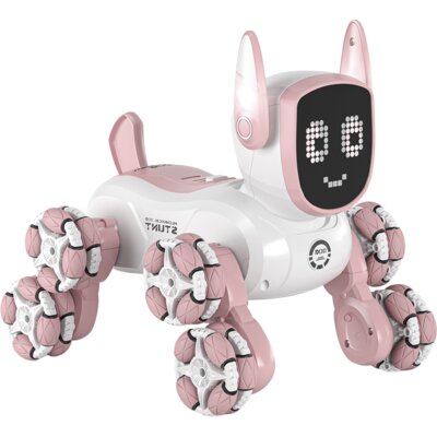 Robot zdalnie sterowany S-LINE Robo Pies RCC303 Różowy