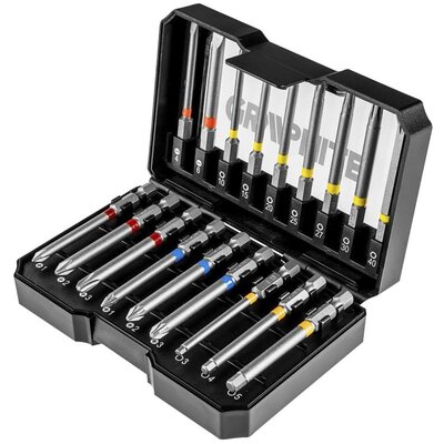Zestaw bitów GRAPHITE 56H606 (18 szt.)
