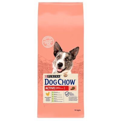 Karma dla psa PURINA Dog Chow Active z Kurczakiem 2 x 14 kg