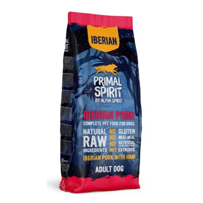 Karma dla psa półwilgotna PRIMAL SPIRIT Iberian Pork 3 x 12 kg