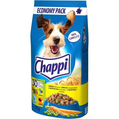 Karma dla psa CHAPPI Drób 3 x 9 kg
