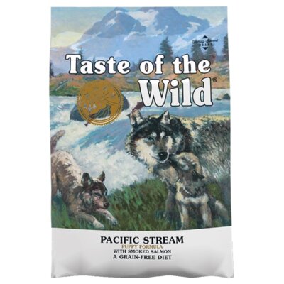 Karma dla psa TASTE OF THE WILD Pacific Stream Puppy Łosoś 3 x 12.2 kg