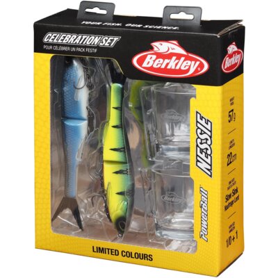 Zestaw woblerów BERKLEY PowerBait Nessie 22 cm + szklanki