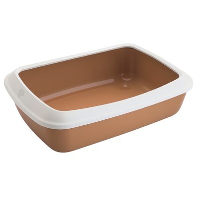 Kuweta z ramką dla kota IRIZ 42cm Brązowa