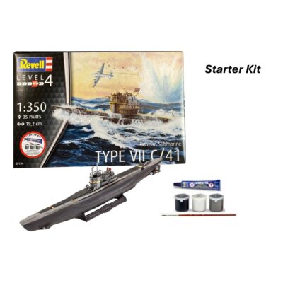 Revell Starter Kit-German Submarine Type VII C/41