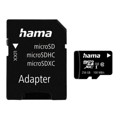 Karta pamięci HAMA microSDXC 256GB + adapter