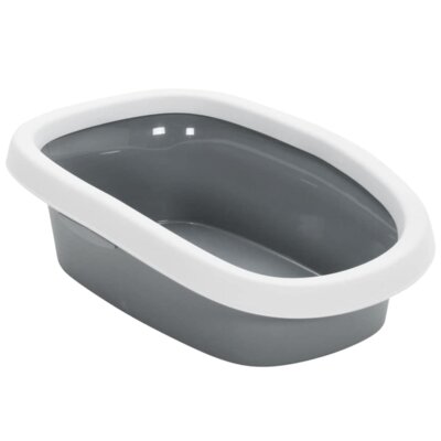 Kuweta z ramką dla kota SPRINT 10 Szara