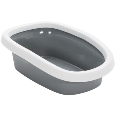 Kuweta z ramką dla kota SPRINT 20 Szara