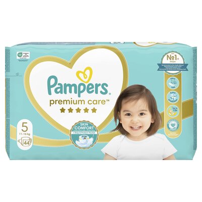 Pieluchy jednorazowe PAMPERS Premium Care 5 Junior 11-16 kg (44 sztuki)