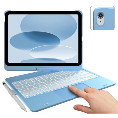 Etui z klawiaturą TYPECASE Flexbook Touch do iPad Niebieski