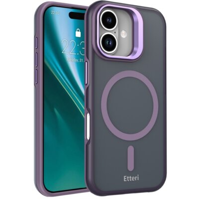 Etui ETTERI Morning Fog MagSafe do Apple iPhone 17 Fioletowy
