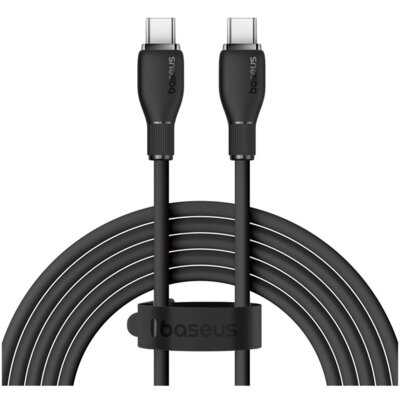 Kabel USB-C - USB-C BASEUS Pudding Series 100W 1.2 m Czarny