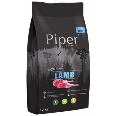 Karma dla psa PIPER Animals Jagnięcina 2 x 12 kg