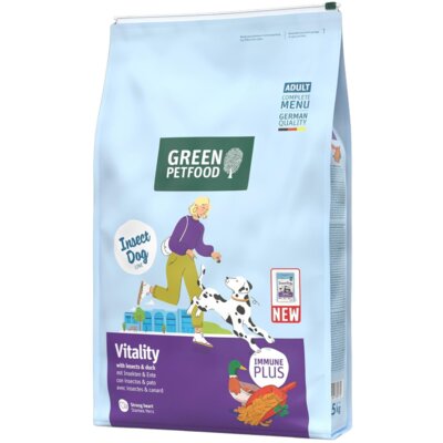 Karma dla psa GREEN PETFOOD InsectDog Vitality z owadami i kaczką 3 x 7.5 kg