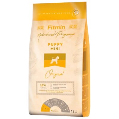 Karma dla psa FITMIN Mini Puppy 3 x 12 kg