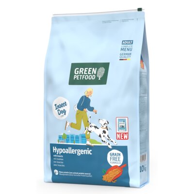 Karma dla psa GREEN PETFOOD InsectDog Hypoallergen 4 x 10 kg