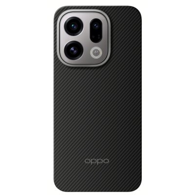 Etui OPPO do Find X9 Aramid Fiber Magnetic Czarny