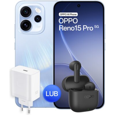 Smartfon OPPO Reno 15 Pro 5G 12/512GB 6.32" 120Hz Niebieski