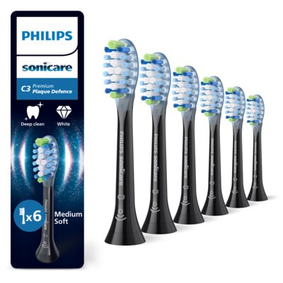 Oryginalna końcówka szczoteczki PHILIPS Sonicare HX9046/88 (6 szt.) (Miękkie włókna)