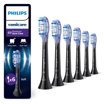 Oryginalna końcówka szczoteczki PHILIPS Sonicare HX9056/88 (6 szt.) (Miękkie włókna)