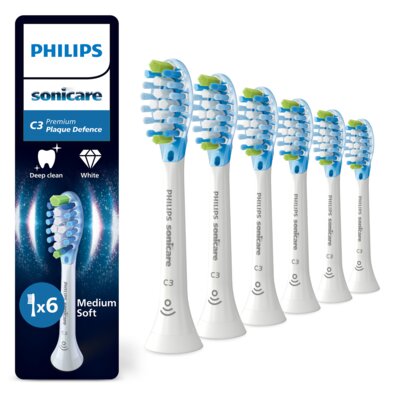 Oryginalna końcówka szczoteczki PHILIPS Sonicare HX9046/87 (6 szt.) (Miękkie włókna)